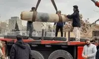 چند تصویر از موشکی که در شرق تهران عمل نکرد