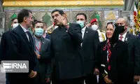 تصاویری از پدر تورم جهان در حرم مطهر امام