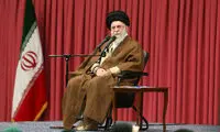 زینب سلیمانی و دختر پزشکیان در دیدار با رهبری