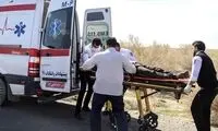 مصدومیت 10 دانش‌آموز در تصادف مینی‌بوس با وانت