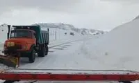 ویدئو باورنکردنی از بارش شدید برف در هورامان