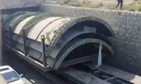ببینید؛ حادثه باورنکردنی برای یک تریلی در کرج 
