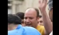 سیلی سنگین به صورت یک سارق در حضور پلیس