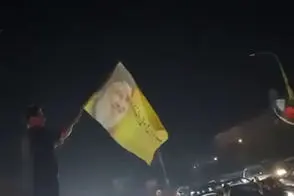 جشن خیابانی مردم بیروت پس از اجرای آتش بس