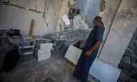 تصویری از بمب عمل‌نکرده اسرائیلی در غزه