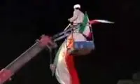 یک روحانی در متفاوت‌ترین جای ممکن دیده شد