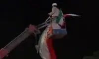یک روحانی در متفاوت‌ترین جای ممکن دیده شد