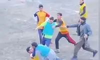 ویدئویی خنده‌دار از فوتبال در مناطق محروم