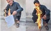 عکسی از حرکت انسان دوستانه یک کاسب عراقی