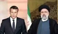 برخورد صمیمی مکرون با رئیسی و امیرعبداللهیان 