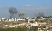 حمله‌ اسرائیل به شهرک قناریت در جنوب لبنان