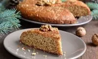 طرز تهیه کیک ارده و گردو، یک عصرانه مقوی