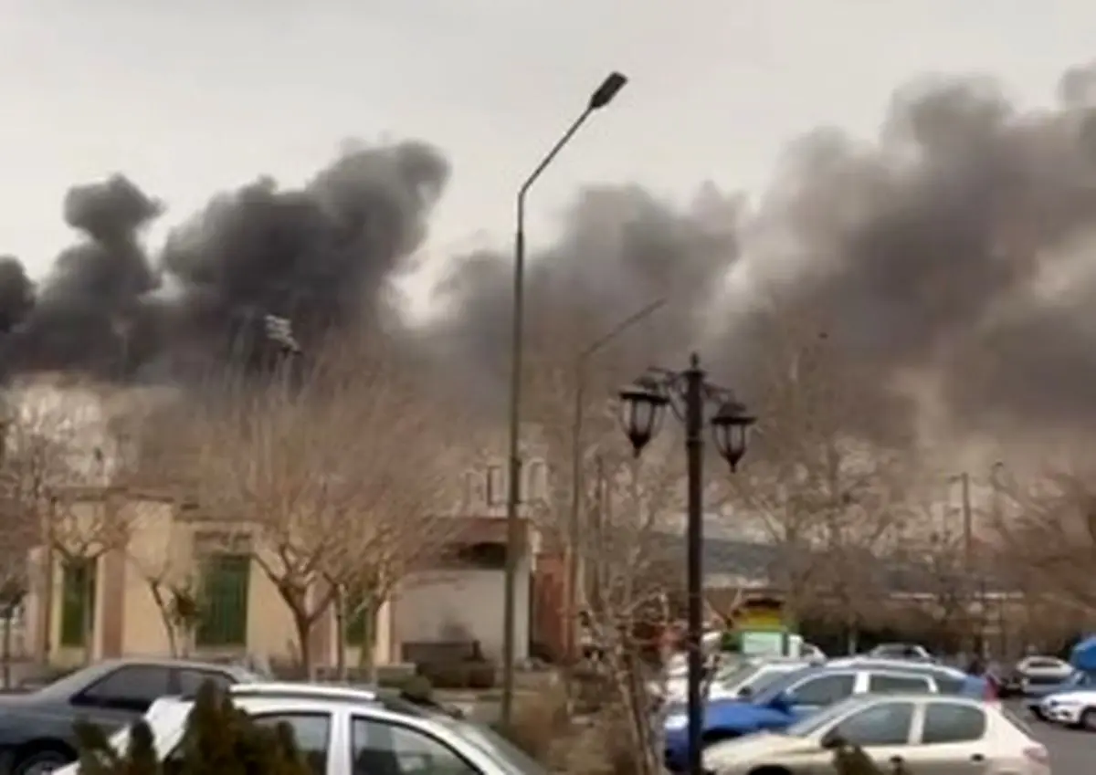 آتش‌سوزی در نیروگاه برق آلستوم ستارخان