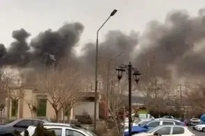 آتش‌سوزی در نیروگاه برق آلستوم ستارخان 