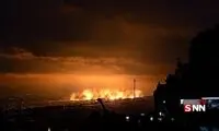 تصاویری از حمله اسرائیل به لبنان که باعث زلزله شد 
