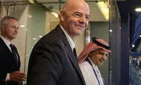 رئیس فیفا تماشای بازی رقیب پرسپولیس را ترجیح داد