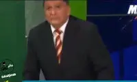 لحظه وقوع زلزله حین پخش زنده در تلویزیون