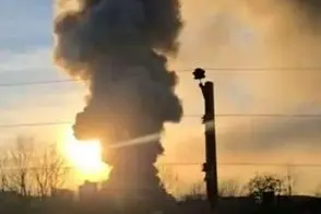 تصویری هولناک از وسعت آتش‌سوزی در شرکت کاله