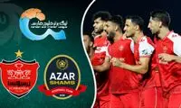 خلاصه‌ بازی شمس‌آذر - پرسپولیس 