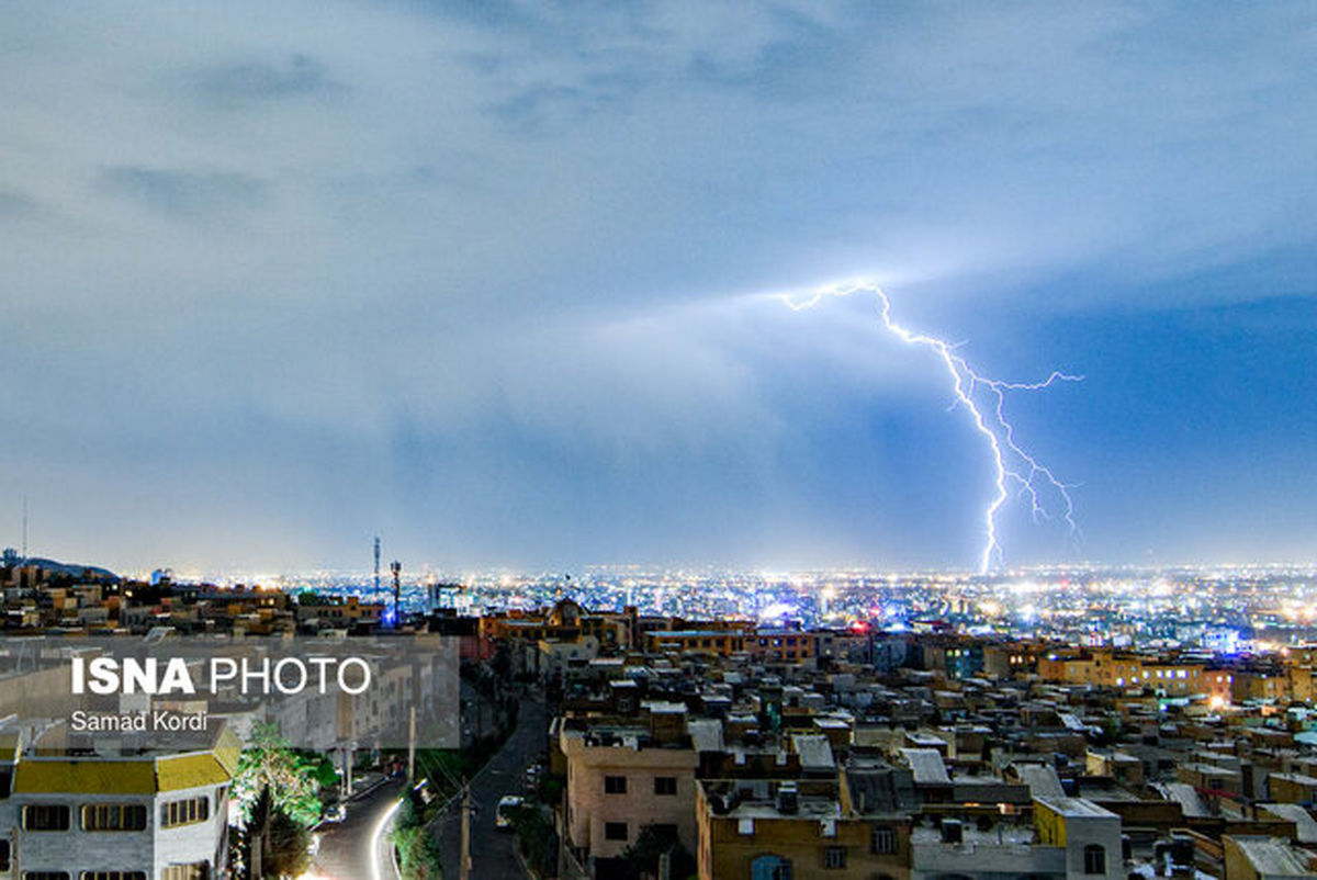   هشدار نارنجی رگبار و رعد و برق برای تهران 