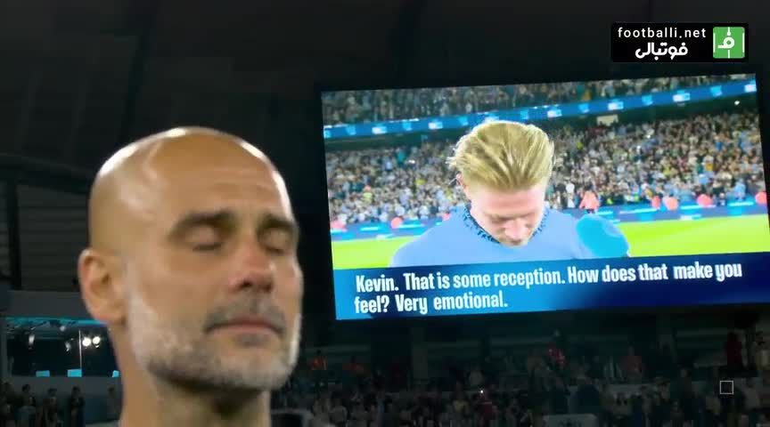   امشب همه اشک گواردیولا را دیدند 
