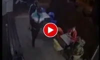 واکنش سریع یک مرد قبل از اقدام ترسناک سارقان