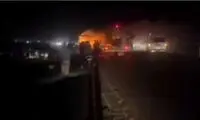 اولین تصاویر از تصادف مرگبار اتوبوس با دو پراید و پژو