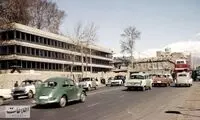 تصویری ناب از این میدان قدیمی تهران؛ ۶۶ سال قبل