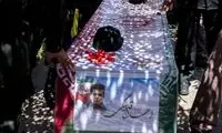 تصاویری از تشییع پیکر شهید حادثه پارچین