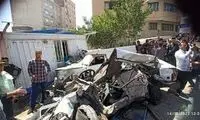 عکسی از واژگونی عجیب یک پراید در تبریز
