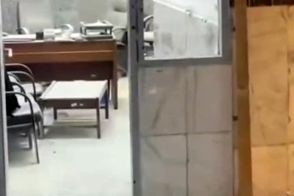 نخستین تصاویر از داخل ساختمان دادگستری زاهدان