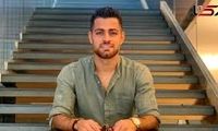 شماره هشت پرسپولیس با بینی شکسته در تمرین