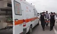 انحراف مینی‌بوس از جاده ۱۴ مصدوم برجای گذاشت