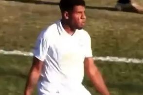 بازیکنی که مثل رونالدو جشن گرفت و رباط داد!