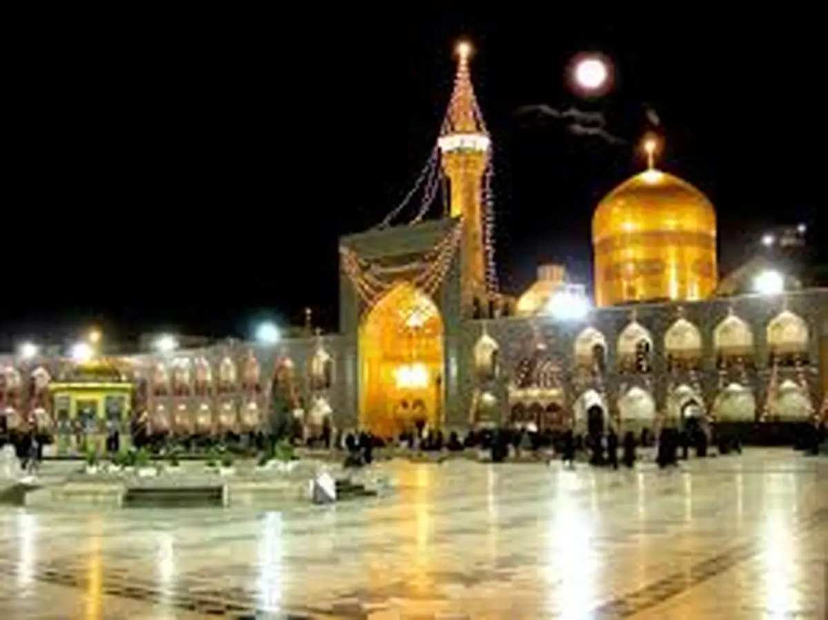 تصاویری از کتیبه‌های ولادت امام حسین(ع) در مشهد