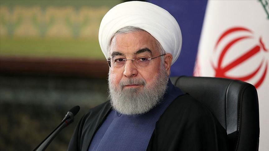 خنده‌های حسن روحانی در جلسه با دولتمردانش
