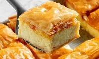 پودینگ یونایی با خمیر باقلوا؛ یک دسر خوشمزه با ظاهر مجلسی