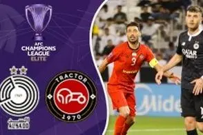 خلاصه بازی تراکتور 0 - السد 2