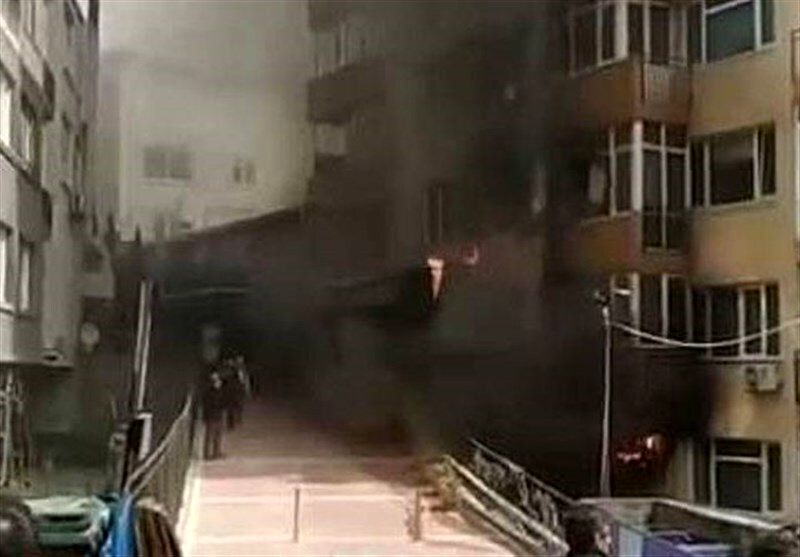 اولین ویدئو از آتش سوزی استانبول با ده‌ها کشته