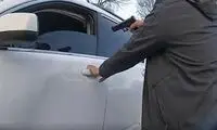 لحظه هولناک شلیک ۹۶ گلوله به راننده متخلف