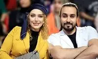استایل شیک و پیک نگین معتضدی در کنار همسرش