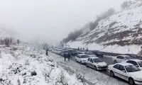 بارش برف و باران این 10 جاده را مسدود کرد