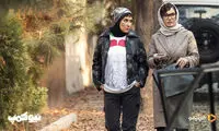 سلفی عجیب بهاره افشاری با همبازی پسرش