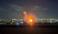 شنیده شدن صدای چند انفجار شدید در غرب تهران