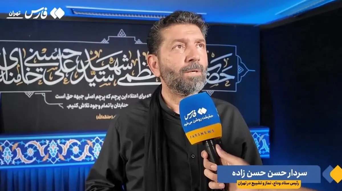 خودروی حامل پیکر رهبر شهید به شکل ضریح طراحی شد