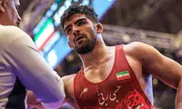 مبین عظیمی طلا گرفت