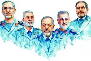 تصاویر تابوت فرماندهان شهید حملات آمریکا و اسرائیل