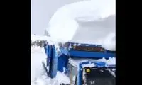 خودروها در این منطقه ایران زیر برف مدفون شدند