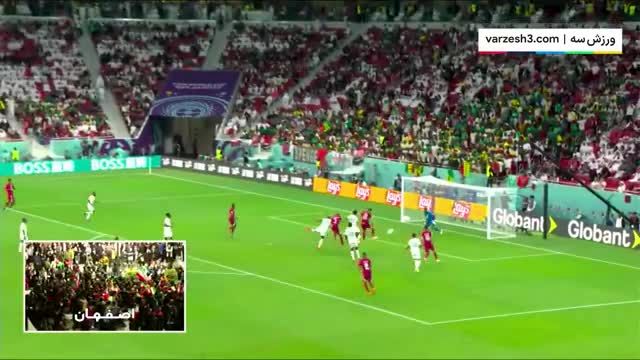 خلاصه بازی قطر - سنگال