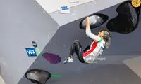 الناز رکابی در مسابقات سنگ‌نوردی قهرمانی جهان